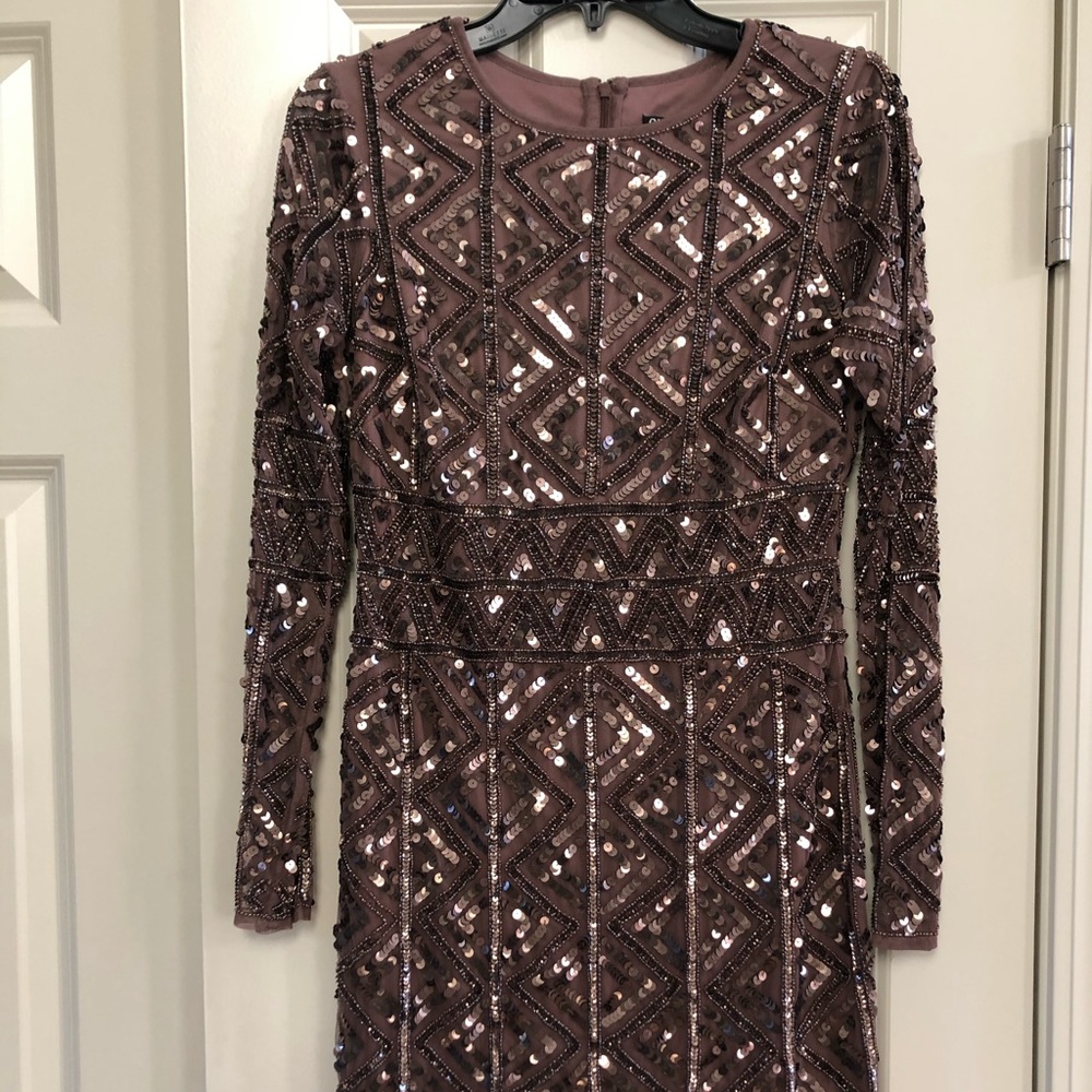 NWT Gianni Bini Women’s Metallic Beaded Dress